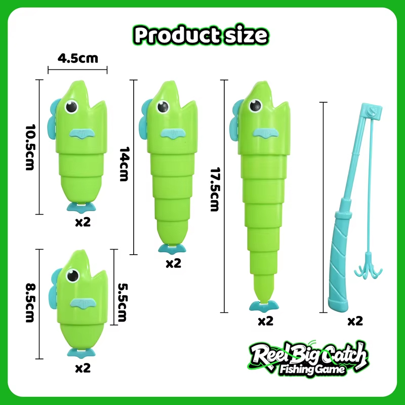 1-2 Player Competitive Fishing - Fishing Rod Casting ulasan dan harga