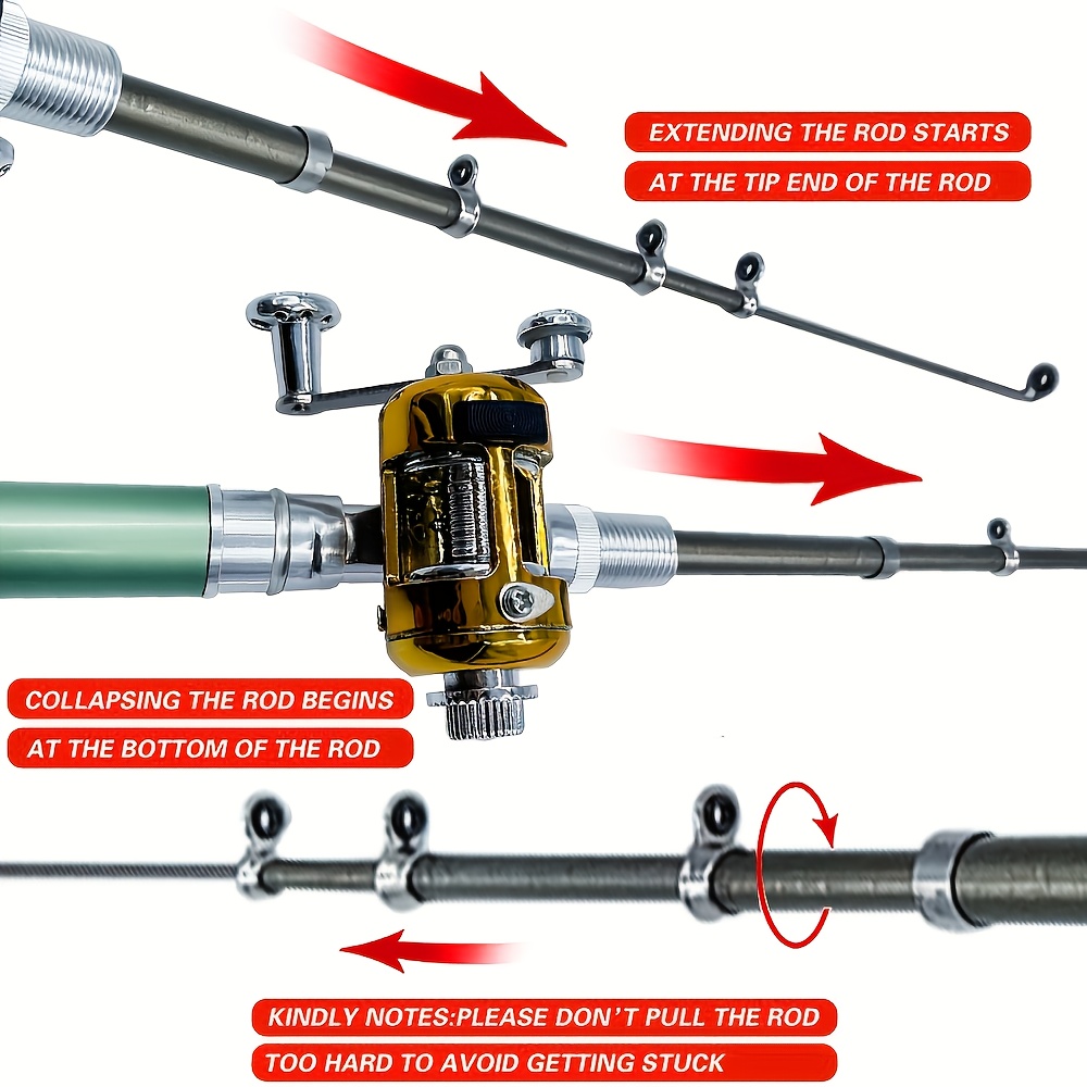 Pocket Ice Fishing Rod & Reel  - Fishing Rod Ice ulasan dan harga